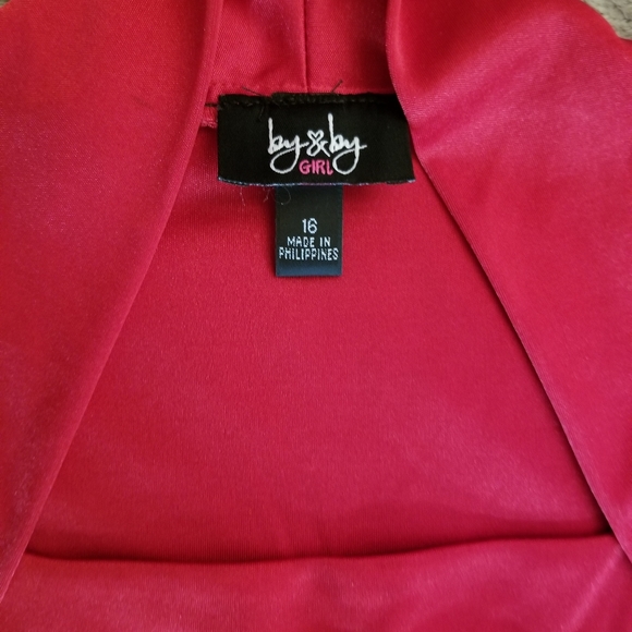 By By Girl size 16 Vibrant Red Dress. - Picture 5 of 8